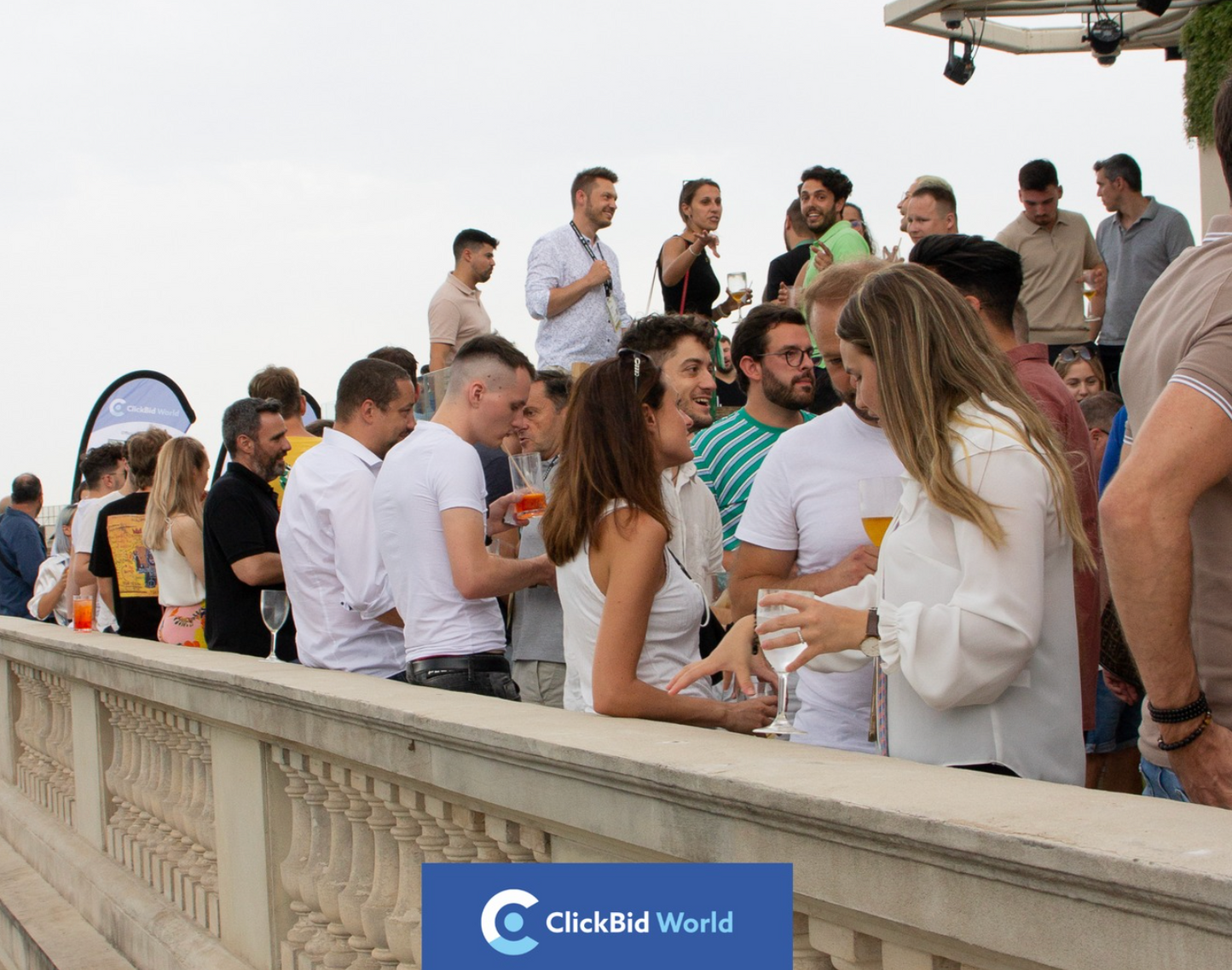 Clickbid SkyBar meetup Barcelona 2023